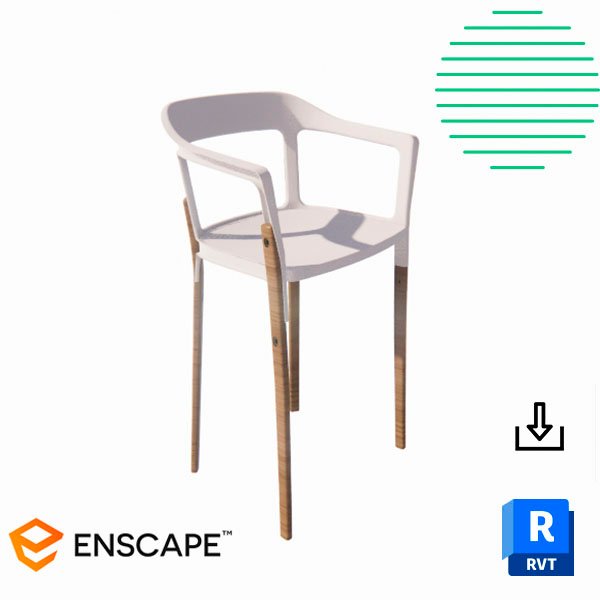 Revit steelwood chair