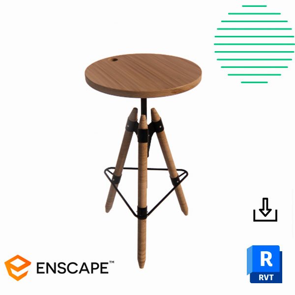 Revit adjustable bar chair