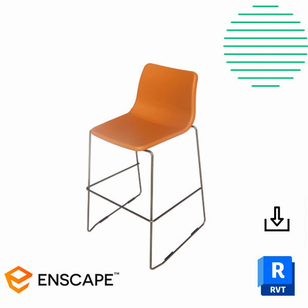 Revit upholstered high chair