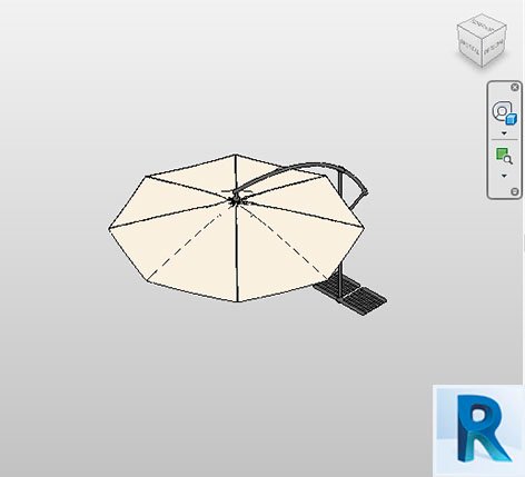 Revit circular hanging umbrella