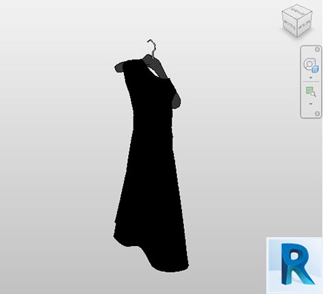 Revit dress with belt