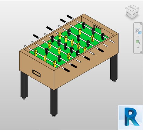 Revit foosball table