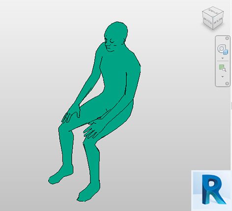 Revit seated person