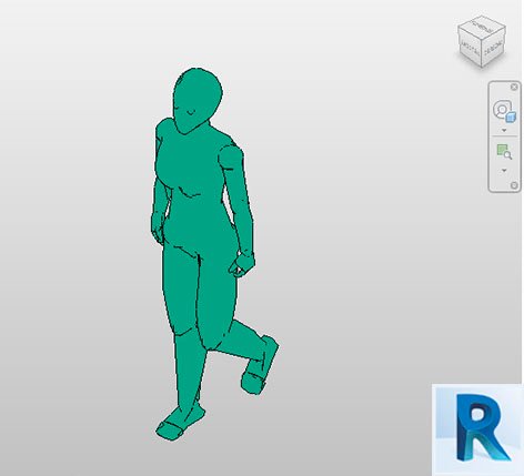 Revit female mannequin