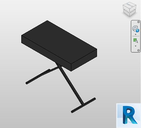 Revit adjustable piano bench