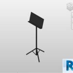 Revit sheet music stand