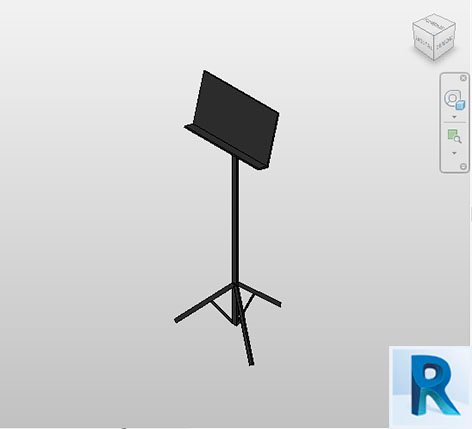 Revit sheet music stand