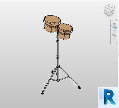 Revit wooden bongo