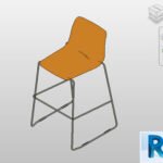 Revit upholstered high chair