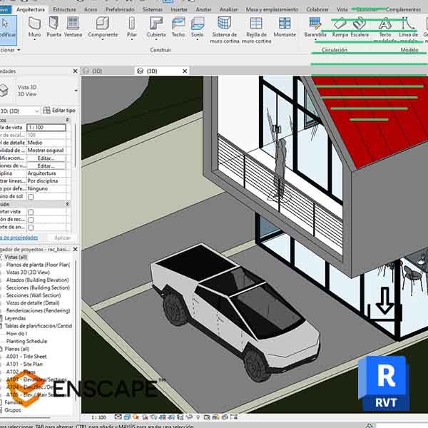 Revit Tesla Cybertruck