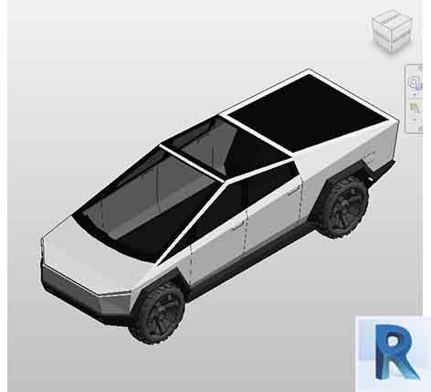 Revit Tesla Cybertruck