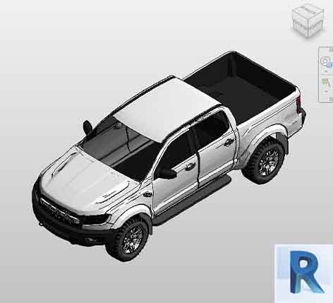 Revit Ford Ranger Raptor 2020