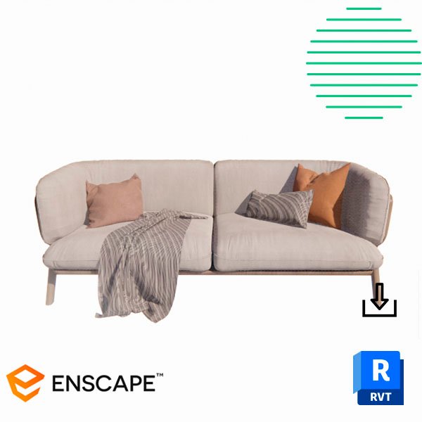 Revit Garden couch