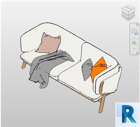 Revit Garden couch