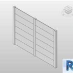 Revit concrete fence slabs