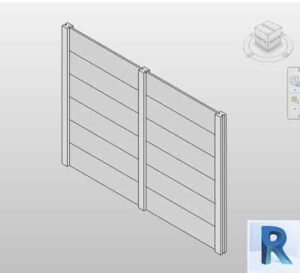 Revit concrete fence slabs