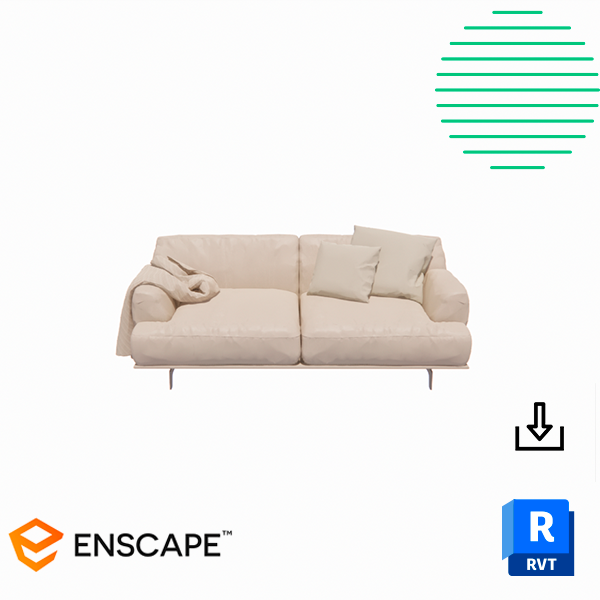 Modern Sofa Set Revit