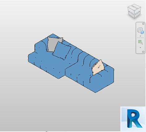 Tufty couch corner Revit