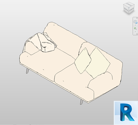 Modern Sofa Set Revit