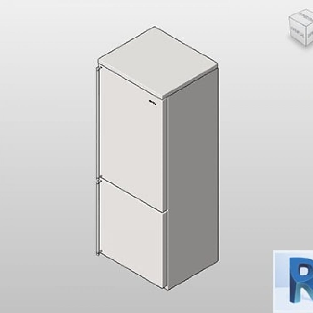Fridge revit Refrigerador revit bimshares